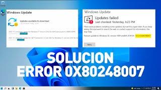 Cómo reparar el error de actualización de Windows 0x80248007 [Tutorial]