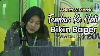 Juara 1 Nadia Nur Fatimah || Tilawah Remaja || MTQ Jabar ke 38 tahun 2024