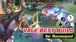 VALE REVAMPED Best Build and New Emblem Set  Keeper of the Winds Skin Gameplay MLBB