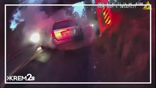 WATCH: Spokane County Fire District 9 rescues victim from car