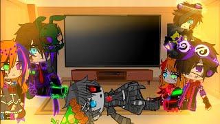 Afton Family+Ennard react to FNAF Vines ||Afton Family||My AU||