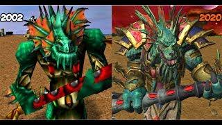 Warcraft III Reforged: Naga Units Comparison (2002 VS 2020)