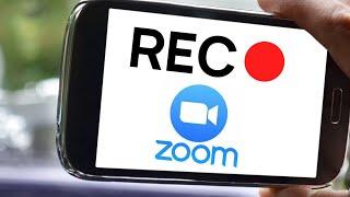 HOW TO RECORD ZOOM MEET ON ANDROID MOBILE