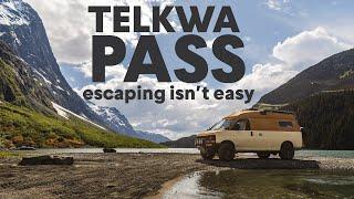 Treacherous Exit From Telkwa Pass | Northern Canada OVERLAND Van Life