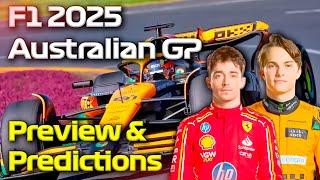 F1 2025 Australian GP Preview & Predictions