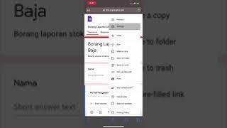 Create Google Form using Hand Phone