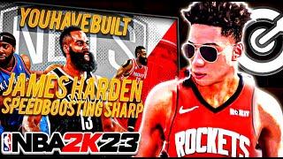 BEST NBA 2K23 GLITCHY 6'5 POINT GUARD BUILD?! JAMES HARDEN 2K23 SPEED BOOSTING SHARP IS BROKEN!