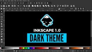 Inkscape dark theme screen