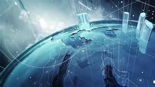 ◉ FREE STOCK footage HD ◉ Global Network Earth Tech Digital