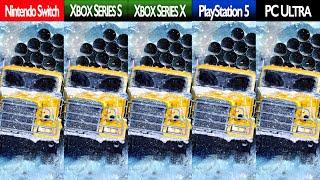 Snowrunner - Nintendo Switch / Series X|S / PS5 / PC - Graphics & FPS & Power Comparison