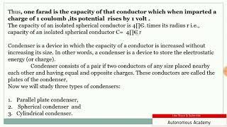 Parallel Plate Capacitors and it's Types