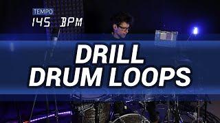 Drill drum loop 145 BPM // The Hybrid Drummer