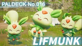 Paldeck | No.016 LIFMUNK - Palworld | Gameplay | Pocketpair