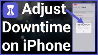 How To Turn On Or Off Downtime On iPhone