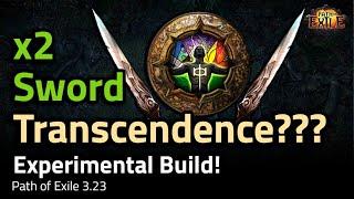 [3.23] x2 Sword Transcendence Build?? NO SHIELD Test!! - Path of Exile 3.23