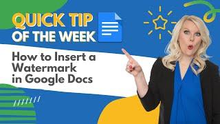 How to Add a Watermark in Google Docs