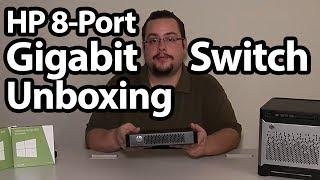 HP PS1810-8G 8-port Gigabit Switch Unboxing