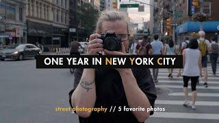 One Year of Street Photography in New York City // A Year in Review, and My Top Favorite Photos