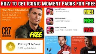 FREE ICONIC MOMENT RONALDO, MESSI, RASHFORD || HOW TO GET ICONIC LEGENDS FOR FREE || PES 2021 MOBILE