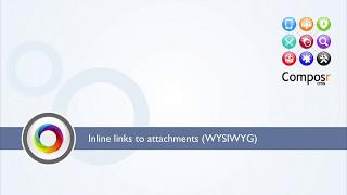 Inline links to attachments (WYSIWYG)