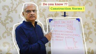 Building construction norms || Set back || Floor Area Ratio || Ground coverage || Civil Engineering