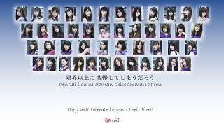 Nogizaka46 (乃木坂46) - Settei ondo (設定温度) Kan Rom Eng Color Coded Lyrics