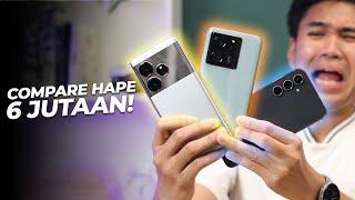 ADU TAJAM 3 HAPE PENGUASA PASAR HARGA 6 JUTAAN!