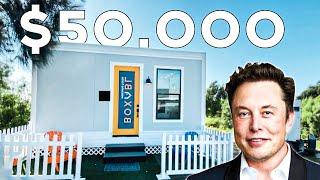 Почему Илон Маск живет в доме за 50,000$?
