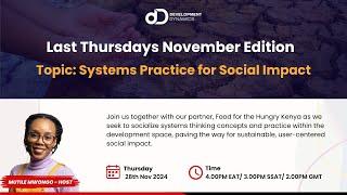 #LastThursdays Episode 10— Systems Practice for Social Impact #DDat5