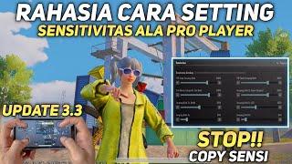 CARA SETTING SENSITIVITAS PUBG MOBILE TERBAIK GYROSCOPE DAN NO GYROSCOPE