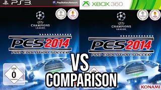 PES 2014 PS3 Vs Xbox 360