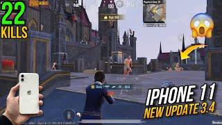 NEW UPDATE 3.4 IPHONE 11 PUBG MOBILE LIVIK GAMEPLAY 2024 | IPHONE 11 PUBG FPS TEST 2024