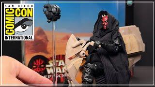 SDCC Darth Maul and Speeder Review - Star Wars Black Series