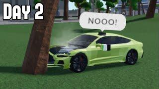 Last to Crash Their Car Wins 1000 Robux | Car Crushers 2