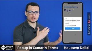 Popup in Xamarin Forms