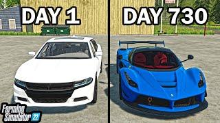 I SPENT 2 YEARS BUILDING A VALET BUSINESS WITH $0 AND A CAR! | Farming Simulator 22
