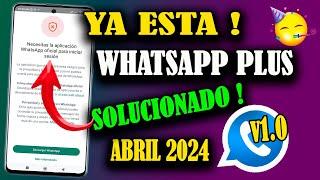 New WHATSAPP PLUS Latest Version (APRIL) 2024 | SOLVED You need the Official Application 