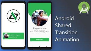 Android Shared Transition Animation between Activities | code stance