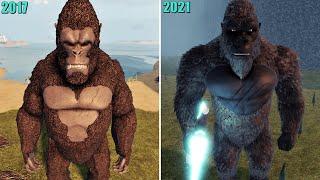 Titanus Kong 2021 vs Kong 2017 Comparıson | Roblox | Kaiju Universe