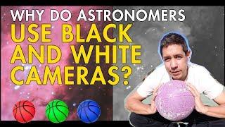 Why Do Astronomers Use Monochrome Cameras? Colour vs RGB explained - with basketball!