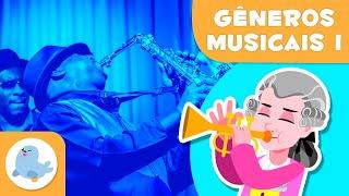 Gêneros musicais  Música clássica, ópera, rock and roll, jazz e pop  Episódio 1