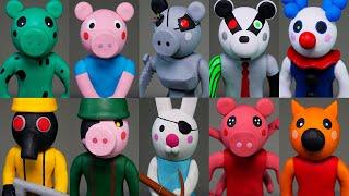 Making all Roblox Piggy Characters  Part 2  Polymer Clay Tutorial