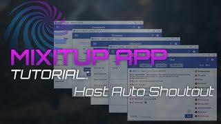 Mixitup - Host Auto Shoutout