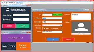 C# Student Information System Project Source Code