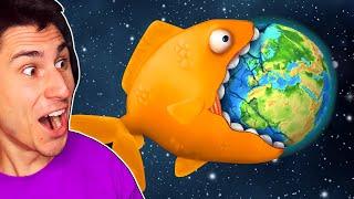 Giant Goldfish EATS THE EARTH! | Tasty Blue