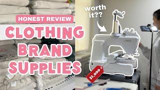 Regrets after spending thousands on my small business? | clothing brand supplies 2024, embroidery