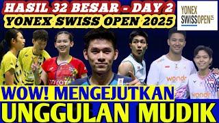 Unggulan [1] KEOK ‼️ Hasil Semua Sektor 32 Besar Badminton YONEX SWISS OPEN 2025 Hari Ini