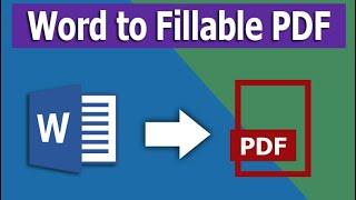 How to Convert Word to Fillable PDF Form in Foxit PhantomPDF