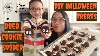 EASY DIY HALLOWEEN OREO COOKIE SPIDER TREATS