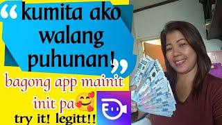 KUMITA AKO SA BAGONG APP WALANG PUHUNAN  legit earning app na naman to! #jocelynstv #income